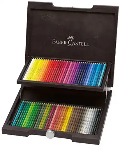 Faber-Castell Polychromos Buntstifte im 72er Holzkoffer