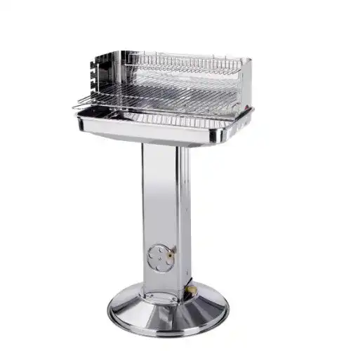 Säulengrill Greemotion 481503 aus Edelstahl