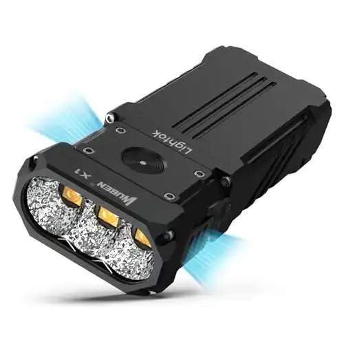 Wuben X1 LED Taschenlampe 12000 Lumen Wiederaufladbare EDC-Taschenlampe
