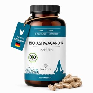 Bio-Ashwagandha-Kapseln Plantdea 3000mg im Vergleich