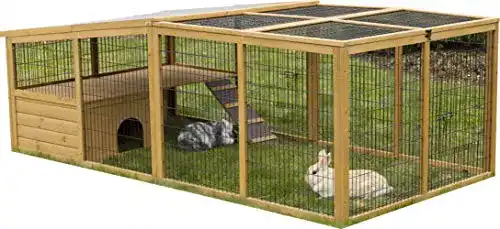 Kaninchenstall Kerbl Pet Freigehege mit Ausbruchsperre