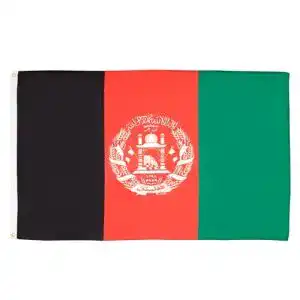 Afghanistan-Flagge 90×60 cm aus Polyester mit Messing-Ösen