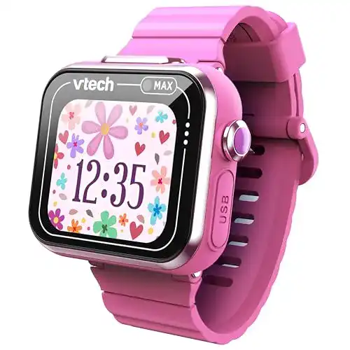 Vtech KidiZoom Smart Watch MAX Pink – Kinder-Smartwatch mit Duokamera