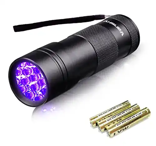 UV Taschenlampe mit 12 LEDs von Vansky