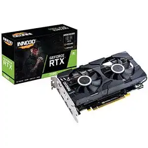GeForce RTX 2060 Inno3D NVIDIA Grafikkarte Twin X2 6GB GDDR6 192bit