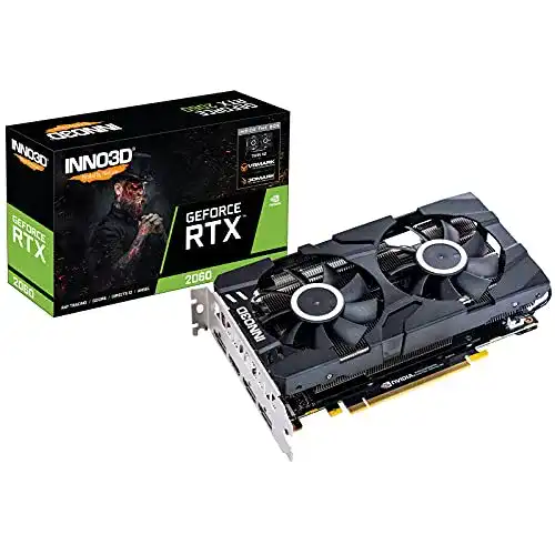 GeForce RTX 2060 Inno3D NVIDIA Grafikkarte Twin X2 6GB GDDR6 192bit