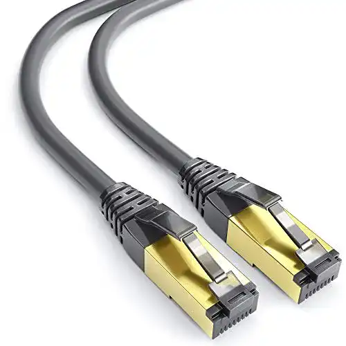 Mumbi LAN Kabel 5m Cat 8 Netzwerkkabel für hohe Datenübertragungen