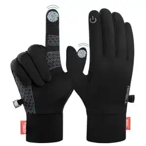Fahrradhandschuhe für Erwachsene von Alaplus Touchscreen, winddicht, rutschfest