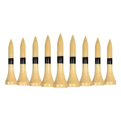 Golf Tees von Likoso aus Bambus, 100 Stück, 38 mm