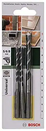 Universalbohrer Bosch DIY 3-teiliges Mehrzweckbohrer-Set SDS-Quick