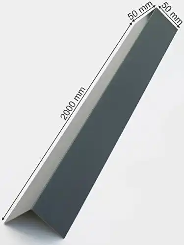 Alu-Winkelblech 2000mm aus Aluminium mit 90° Winkel