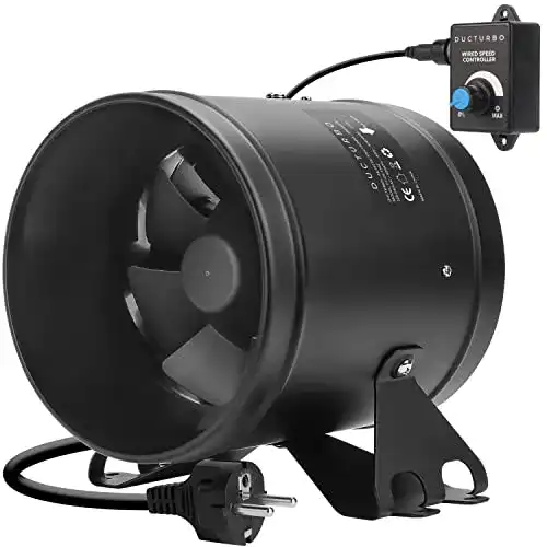 Radialventilator Ducturbo 150mm mit Regelung für Abluft und Belüftung