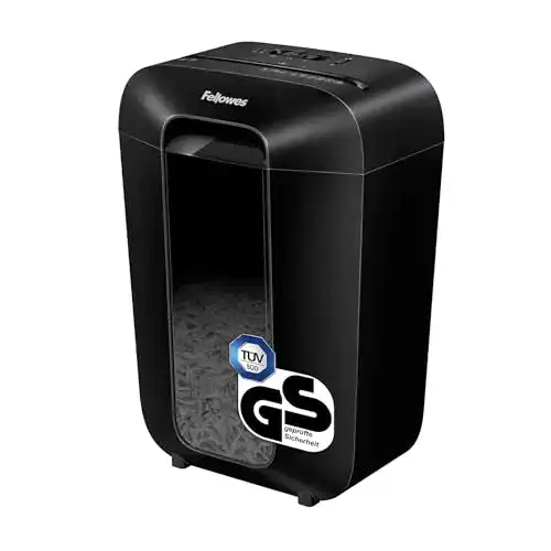 Aktenvernichter Fellowes LX70, 11 Blatt, Datenschutzstufe P4
