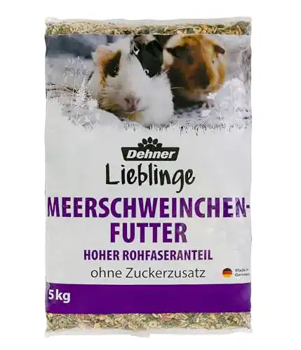 Meerschweinchenfutter von Dehner, 5 kg für gesunde Ernährung
