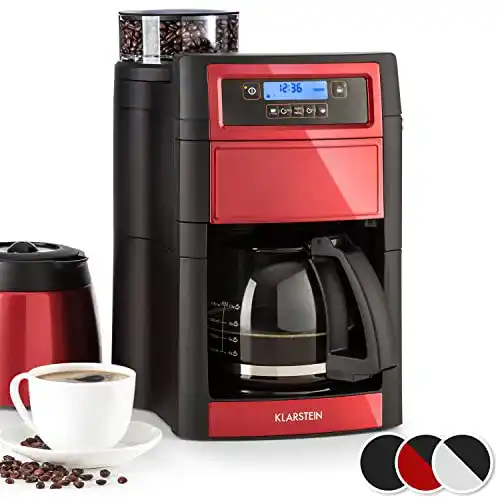 Kaffeemaschine mit Mahlwerk Klarstein 1,25L und Timer