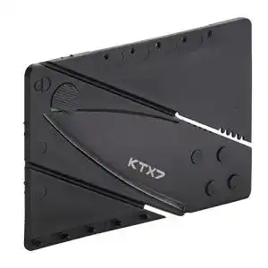 Kreditkartenmesser KTX7 mit Edelstahlklinge und Faltmechanismus