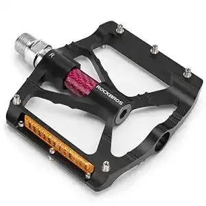 Rockbros Fahrradpedale 9/16″ Aluminiumlegierung MTB mit Reflektor
