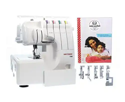 Overlock-Nähmaschine Gritzner 788 mit E-Book
