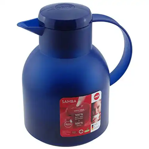Emsa Samba Isolierkanne 504231 1 Liter Quick Press
