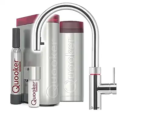Quooker PRO3 & CUBE Flex CHR (verchromt glänzend) mit Cube-Filter