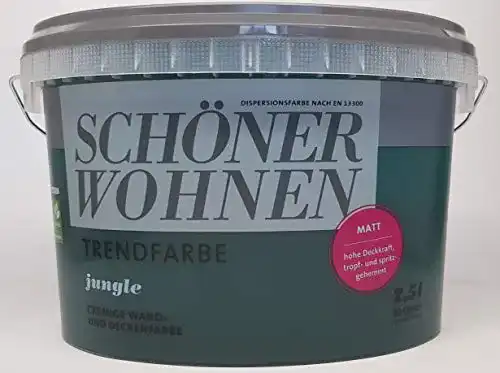 Schöner Wohnen Wandfarbe Trendfarbe Jungle matt 2,5 Liter