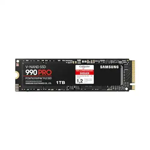 Samsung 990 PRO NVMe M.2 SSD 1 TB PCIe 4.0 für Gaming und Videobearbeitung