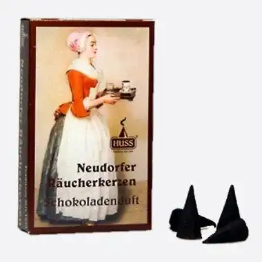 Huss Räucherkerzen Schoko – Neudorfer Räucherkegel aus dem Erzgebirge