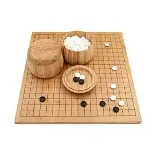 Go-Spiel von Hebsacker Verlag – Go-Set aus Bambus 19×19 und 13×13