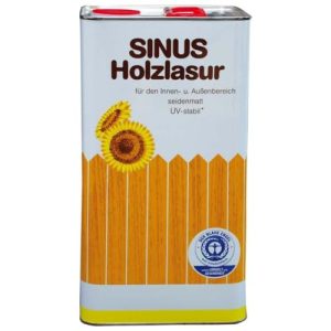 Holzlasur Burtex Sinus 5l Kiefer für Innen und Außen