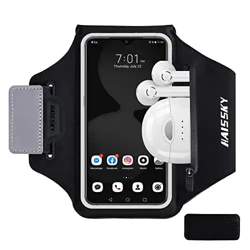 Smartphone-Armband mit Kopfhörer Tasche für Sport und Fitness