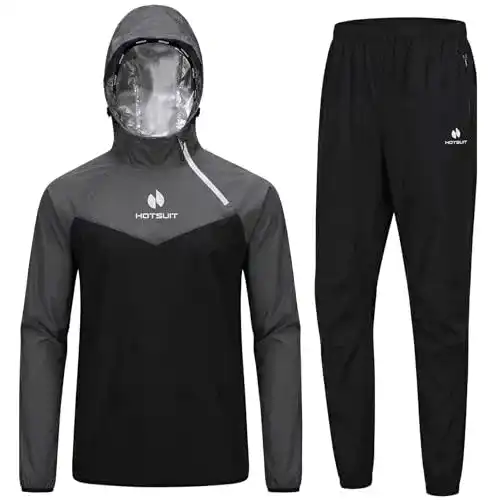 Schwitzanzug Hotsuit Herren Trainingsanzug für Fitness und Sport