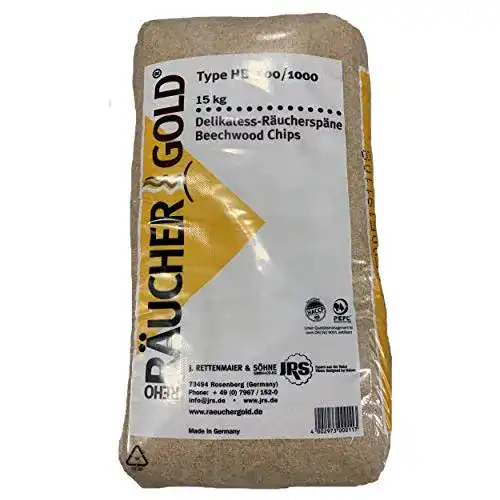 Räuchermehl Räuchergold 15 kg Buchenholz mit Körnung 500-1000