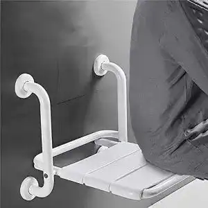 Klappbarer Duschhocker RYUNQ für Wandmontage