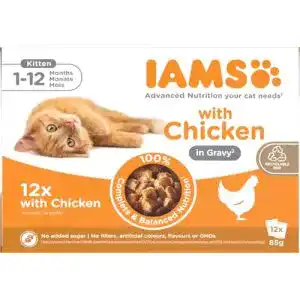 Iams Delights Kitten Nassfutter Multipack für Kätzchen