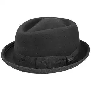 Filzhut Damen Lipodo Gratus Pork Pie Wollhut Fedora für Herbst und Winter