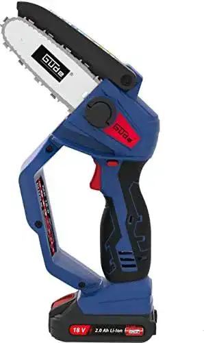 Güde Akku Minikettensäge MK 18-201-05 mit 2 Ah Akku und Ladegerät