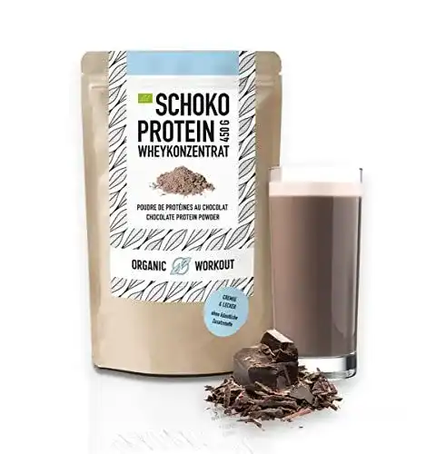 Bio-Proteinpulver Organic Workout Schoko-Proteinpulver aus Whey