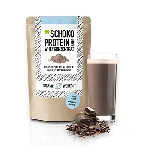 Bio-Proteinpulver Organic Workout Schoko-Proteinpulver aus Whey
