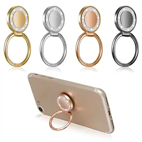 Handy-Ringhalter ALTcompluser 4 Stück Fingerhalterung für Smartphones