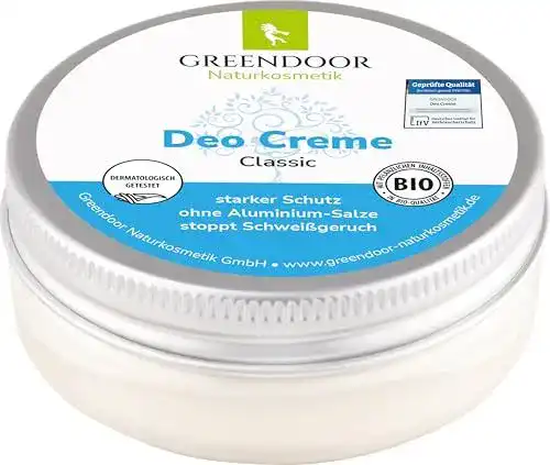 Deo Creme von GREENDOOR ohne Aluminium und Alkohol, vegan, 50ml