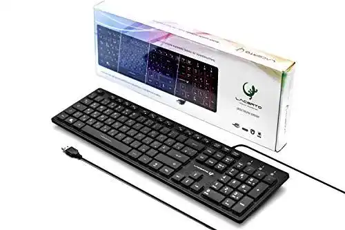 Russische Tastatur Lacerto – Bilinguale Deutsch-Russische Tastatur