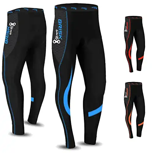 MTB-Hosen für Herren – Gepolsterte Fahrradhose lang von Brisk Bike