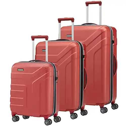 Koffer Set Travelite 4-Rad in L, M und S mit TSA Schloss
