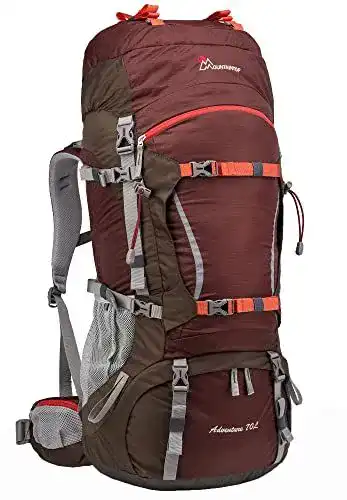 MOUNTAINTOP 70 Liter Trekkingrucksack für Outdoor-Aktivitäten