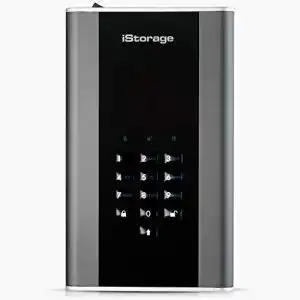 Externe Festplatte 10 TB iStorage diskAshur DT2 mit Hardwareverschlüsselung