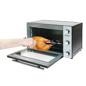 Bestron AOV31 Mini-Backofen 31 Liter 2-in-1 mit Drehspieß
