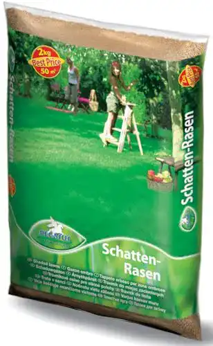 Schattenrasen-Samen Pegasus Rasenmischung 2kg für schattige Flächen
