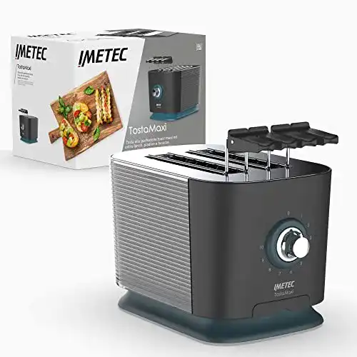 Toaster mit Sandwichzange Imetec TostaMaxi mit 2 großen Schlitzen