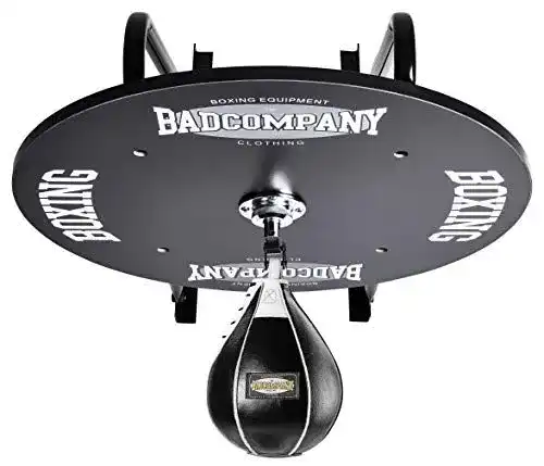Boxbirnen Bad Company Profi Speedball Plattform Set mit Drehkugellagerung