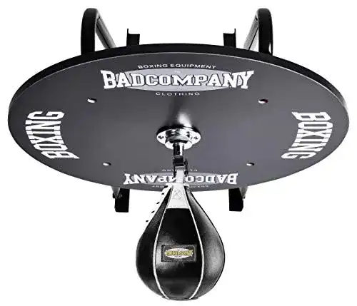 Boxbirnen Bad Company Profi Speedball Plattform Set mit Drehkugellagerung